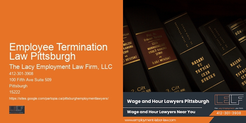 Employment contract attorney Employee Termination Law Pittsburgh