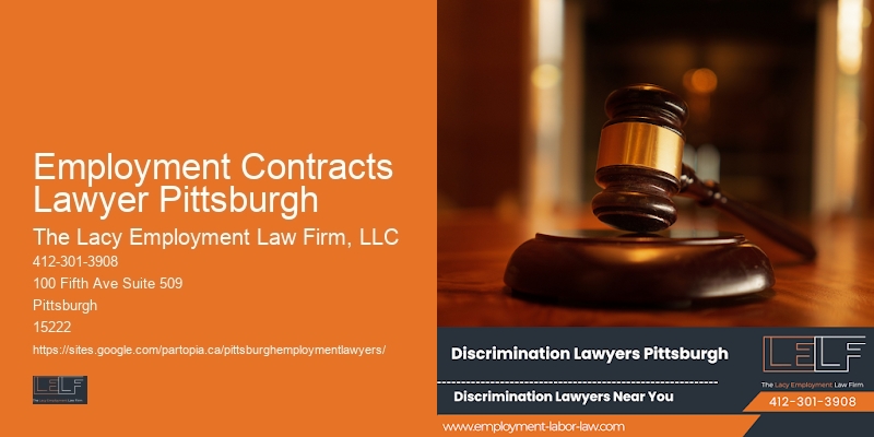 Employment Contracts Lawyer Pittsburgh Workplace Discrimination Lawyers