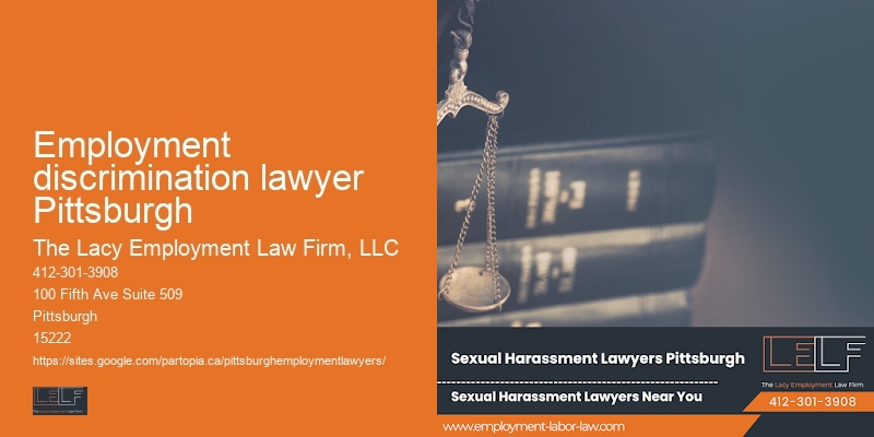 Employee rights attorney Employment discrimination lawyer Pittsburgh