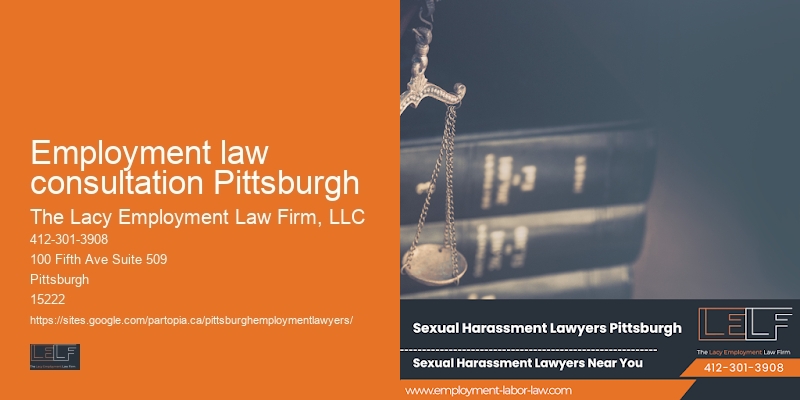Employment law consultation Pittsburgh employment legal aid
