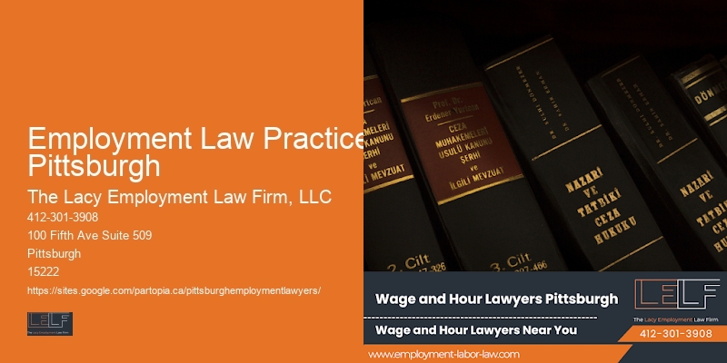 Employment Law Practice Pittsburgh employment rights legal advisor