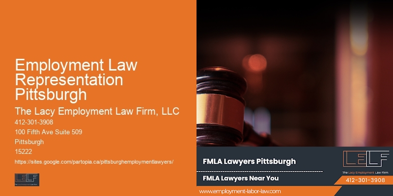 Employee rights attorney Employment Law Representation Pittsburgh PA