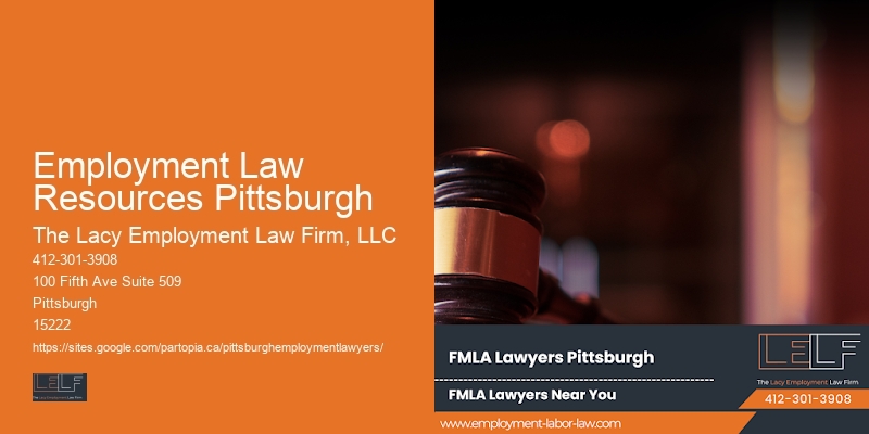 Employment Law Resources Pittsburgh employee rights lawyer