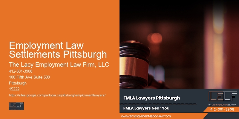 Severance agreement lawyer near me Employment Law Settlements Pittsburgh