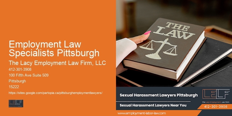 Attorney for Employment Disputes Resolution in Employment Law Specialists Pittsburgh