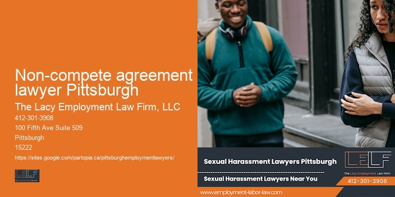 Employee rights law firm near me Non-compete agreement lawyer Pittsburgh PA