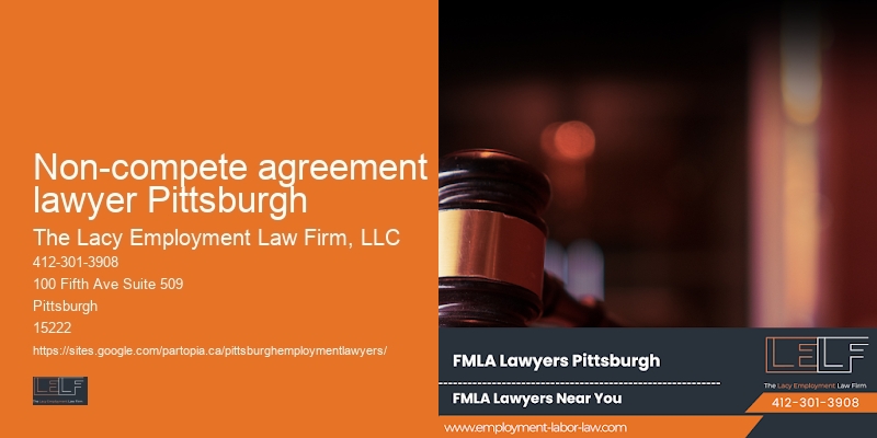 Non-compete agreement lawyer Pittsburgh severance package lawyer