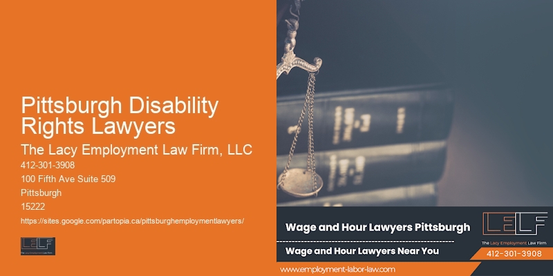 Advocate for Workplace Protection in Pittsburgh Disability Rights Lawyers