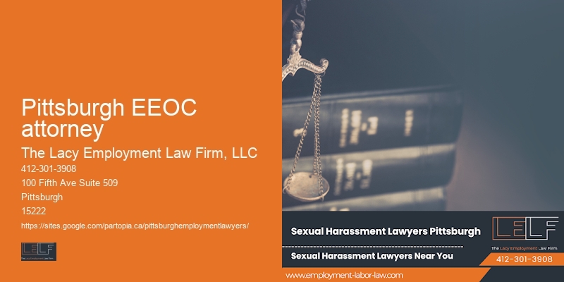 Employee Lawsuit Legal Services in Pittsburgh EEOC attorney