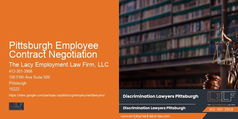 Employment law consultation Pittsburgh Employee Contract Negotiation