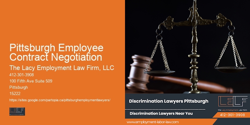 Sexual harassment attorney Pittsburgh Employee Contract Negotiation PA