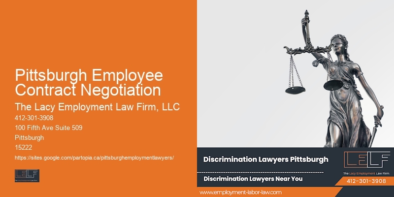 Pittsburgh Employee Contract Negotiation wrongful termination defense lawyer
