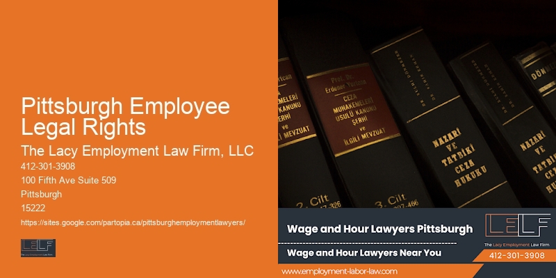 Attorney for Workplace Injustice Claims in Pittsburgh Employee Legal Rights