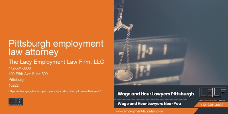 Civil rights attorney Pittsburgh employment law attorney employment