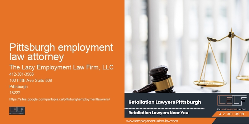 Pittsburgh employment law attorney employment dispute resolution