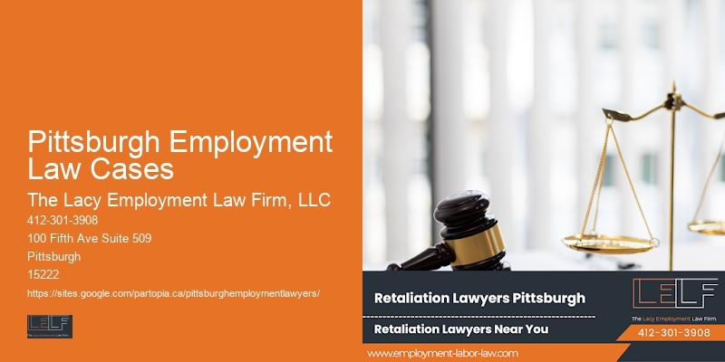 Employment Law Specialists Pittsburgh Employment Law Cases