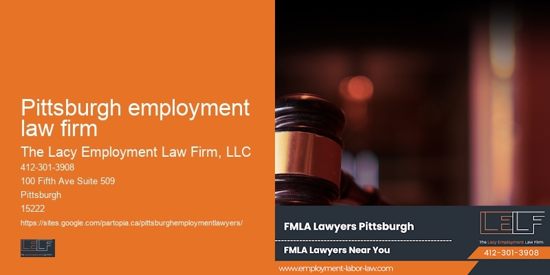 Pittsburgh employment law firm employment law resource