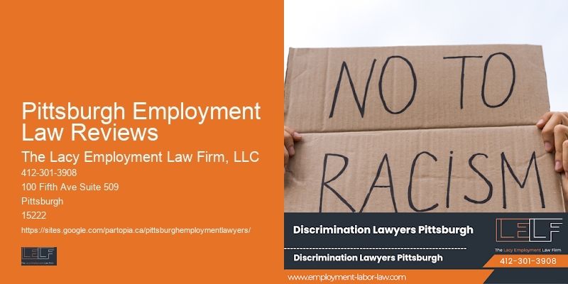 Civil Rights Employment Lawyer in Pittsburgh Employment Law Reviews