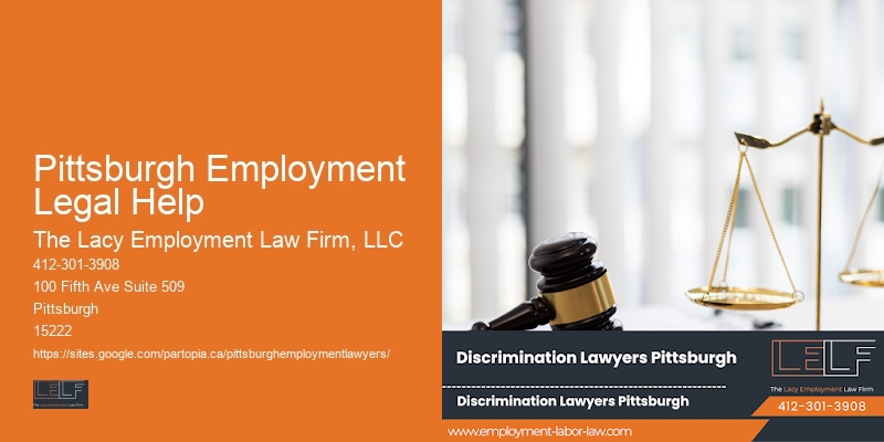 Pittsburgh Employment Legal Help Employment Law Experts
