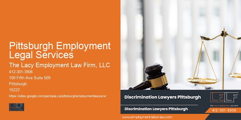 Pittsburgh Employment Legal Services Employment Law Services
