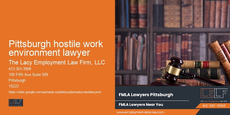 Executive Employment Law Services in Pittsburgh hostile work environment lawyer