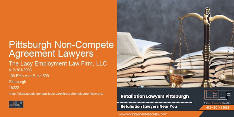 Experienced employment lawyer Pittsburgh Non-Compete Agreement Lawyers