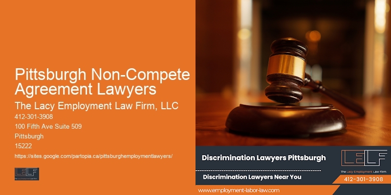 Employee Legal Support Services in Pittsburgh Non-Compete Agreement Lawyers
