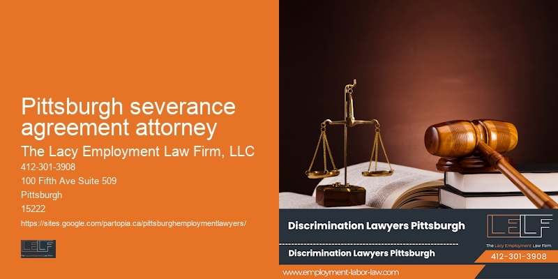 Pittsburgh severance agreement attorney employment legal solutions