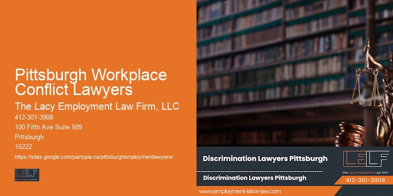 Employment Law Mediation Pittsburgh Workplace Conflict Lawyers