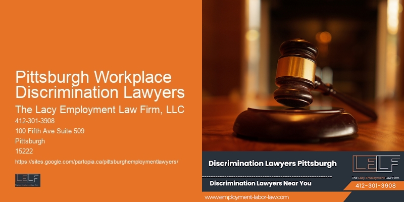 Pittsburgh Workplace Discrimination Lawyers wrongful termination legal help