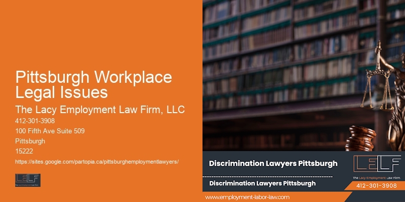 Pittsburgh Workplace Legal Issues Workplace Conflict Lawyers
