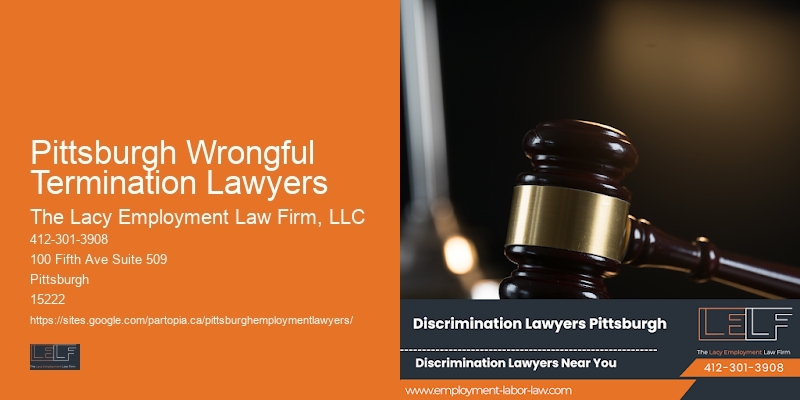 Pittsburgh Wrongful Termination Lawyers