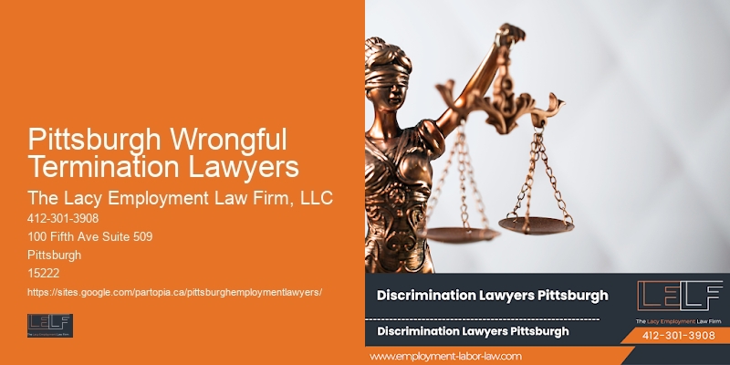 Employment Law Advisor in Pittsburgh Wrongful Termination Lawyers