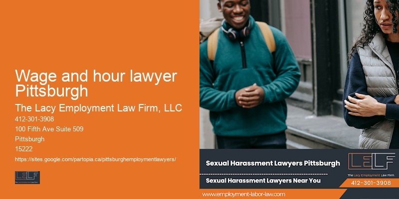 Experienced Employment Lawyers Wage and hour lawyer Pittsburgh