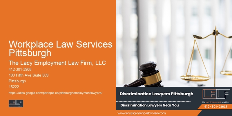 Workplace discrimination lawyer Workplace Law Services Pittsburgh