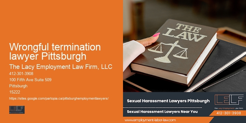 Workplace Fairness Lawyer Wrongful termination lawyer Pittsburgh