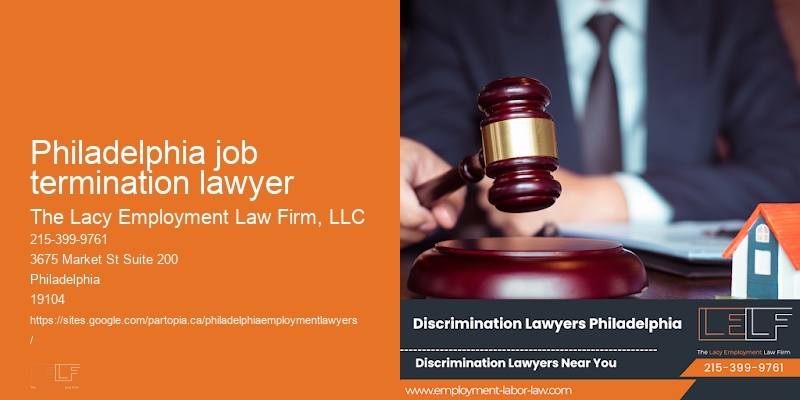 Philadelphia job termination lawyer
