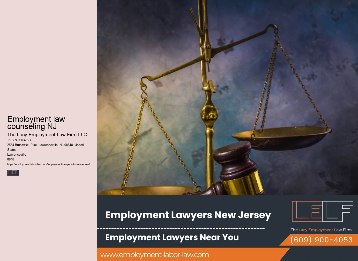 Employment Lawyer Cost NJ