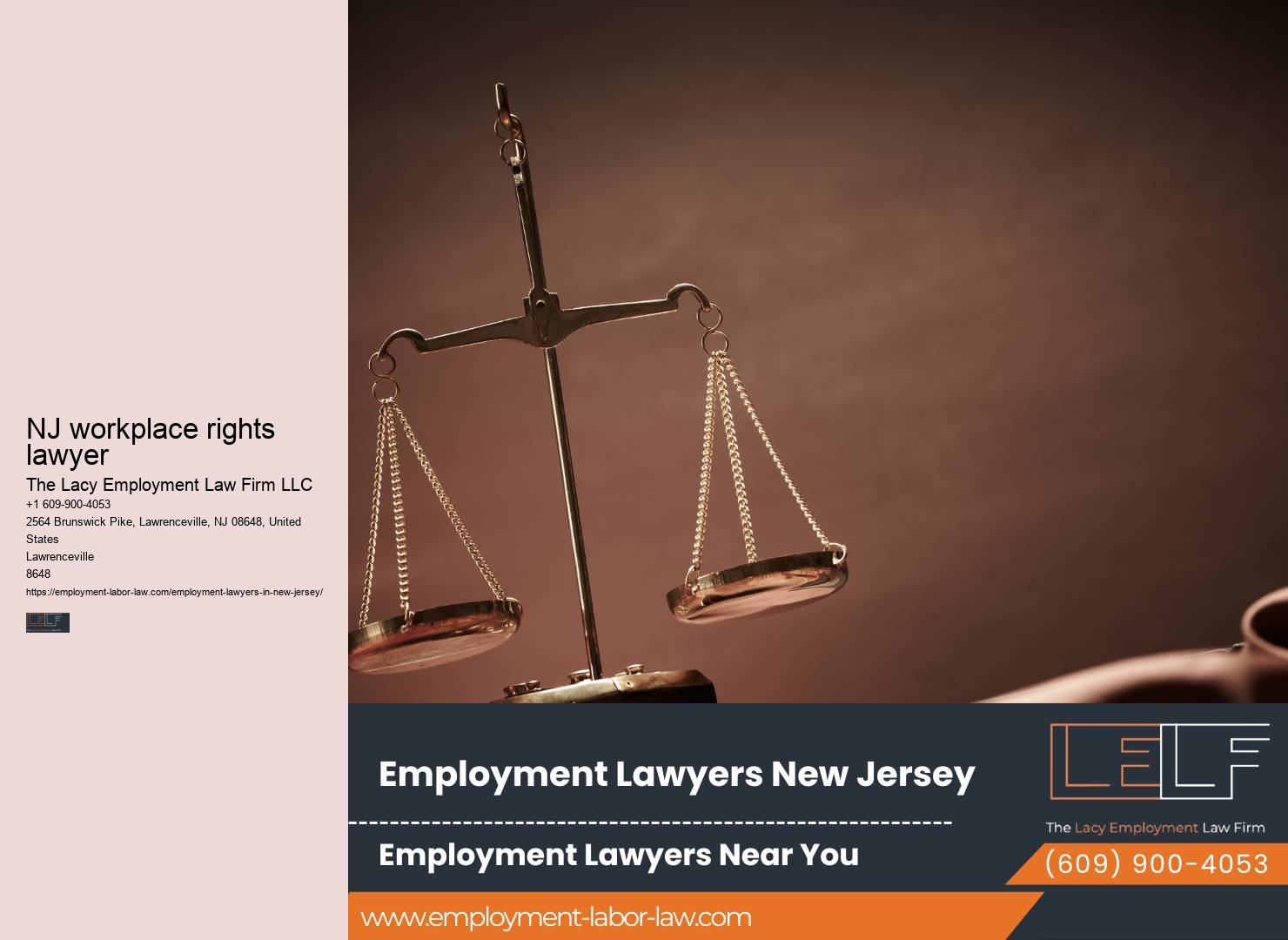 Legal assistance for employment issues NJ