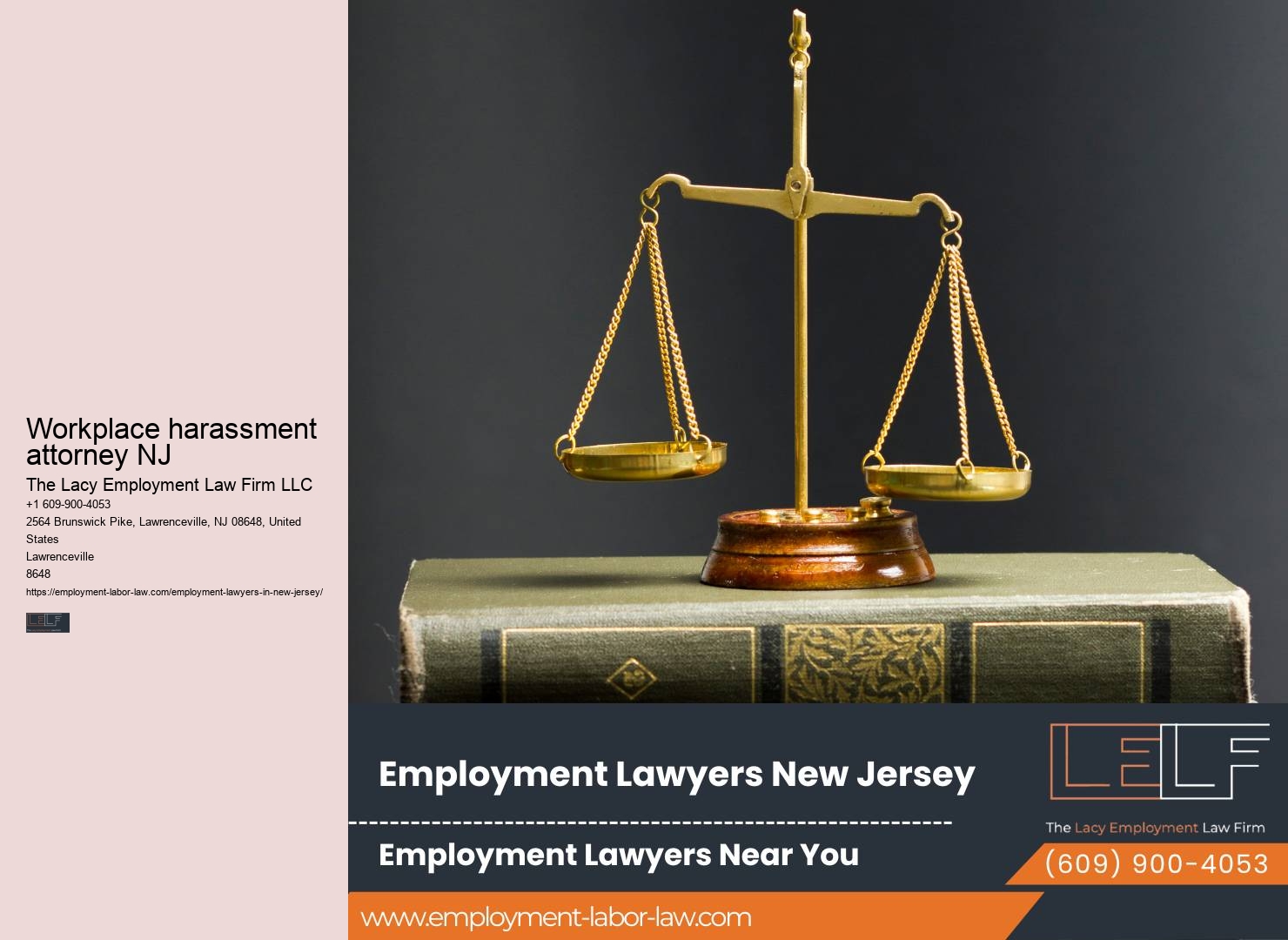 Legal counsel on NJ employment regulations