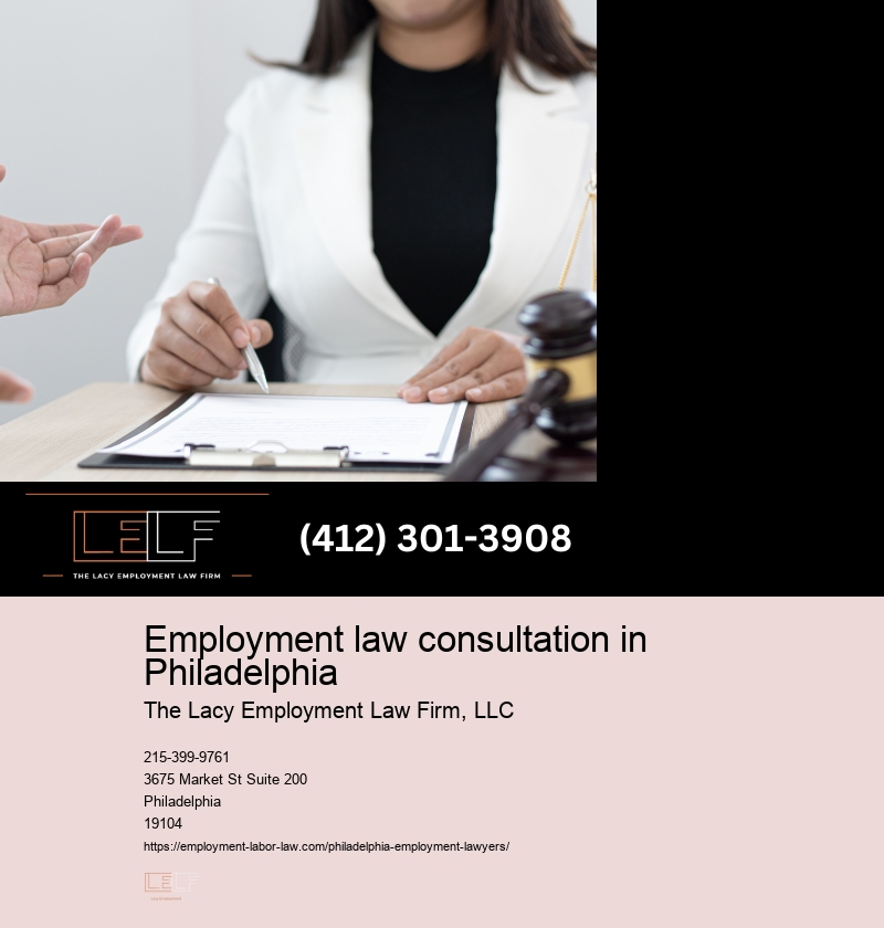 Employment lawyer consultation Philadelphia