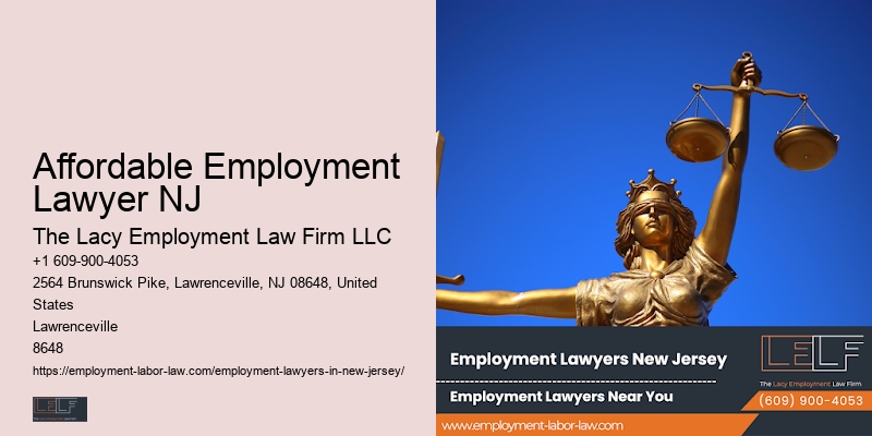 NJ Employment Law Firm Services