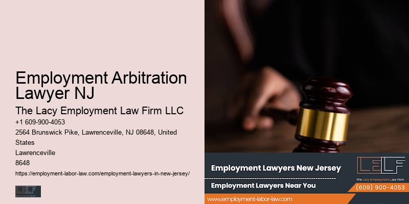 Employment Arbitration Lawyer NJ Employment Lawyer For Professionals
