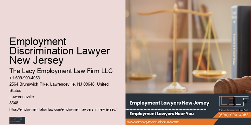 Employment Discrimination Lawyer New Jersey Fair Employment Lawyer