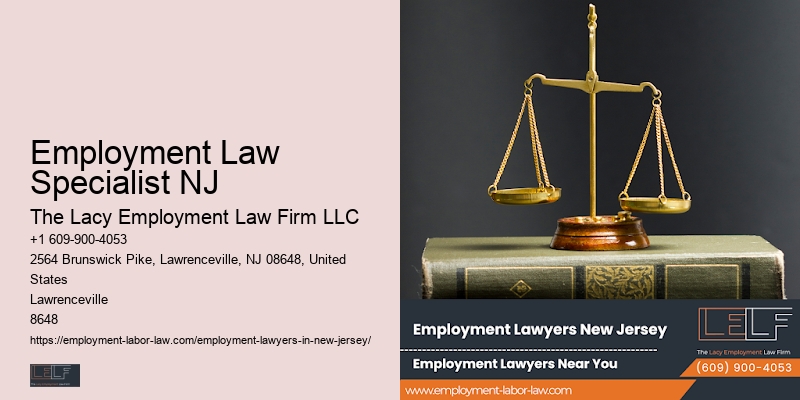 Employment Law Specialist NJ Workplace Safety Legal Advice