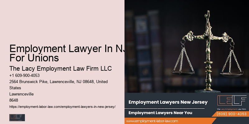 NJ Wrongful Termination Lawsuit Lawyer