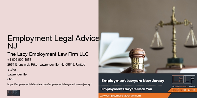 Employment Legal Advice NJ Employment Litigation Expert