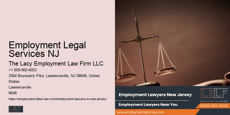 Employment Legal Services NJ Employment Agreement Lawyer