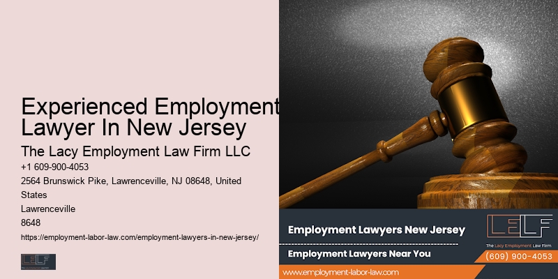 NJ Wrongful Discharge Lawyer