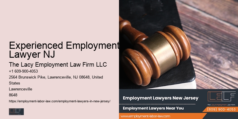 Experienced Employment Lawyer NJ Employee Legal Rights